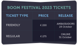 Tickets Info - Boom 2023